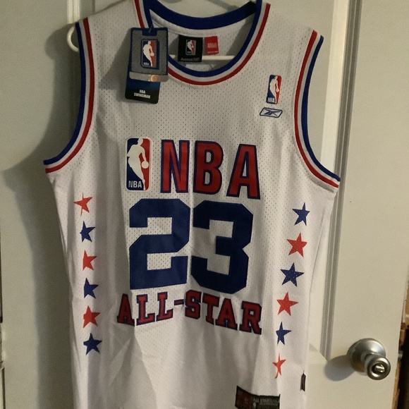 NWT Michael Jordan Mens Medium Throwback All Star Game Jersey - Picture 1 of 9